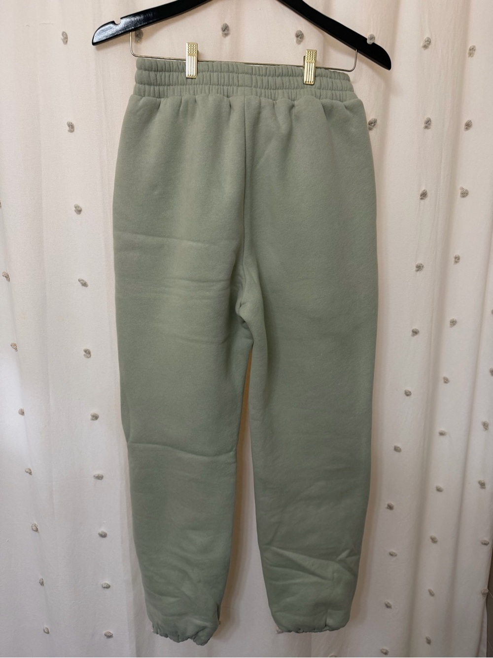 Comfort-Fit Sage Green Joggers - Picture 3 of 4